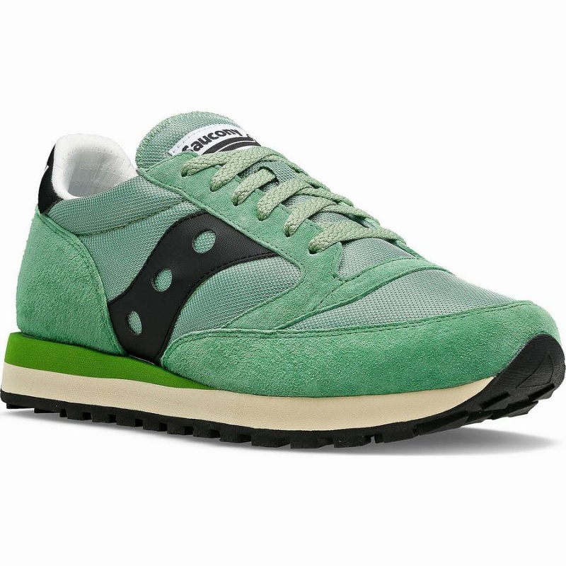 Men's Saucony Jazz 81 Sneakers Green / Black | Australia S45928-J20