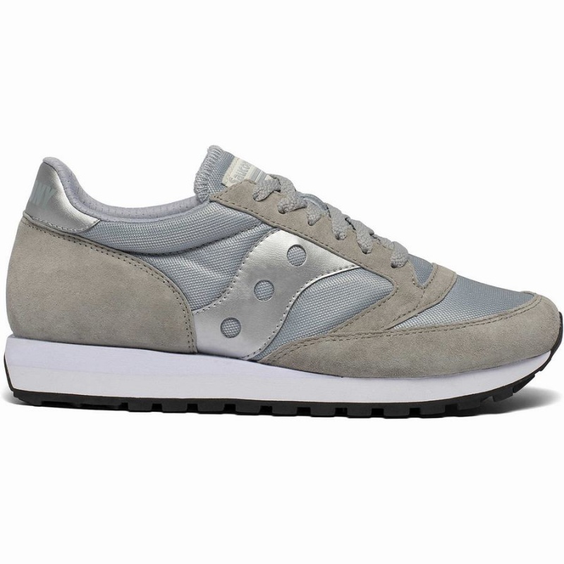 Men\'s Saucony Jazz 81 Sneakers Grey / Silver | Australia S05483-G68