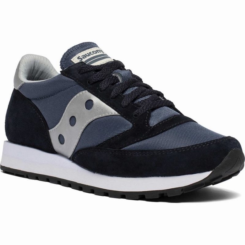 Men's Saucony Jazz 81 Sneakers Navy / Silver | Australia S02768-F37