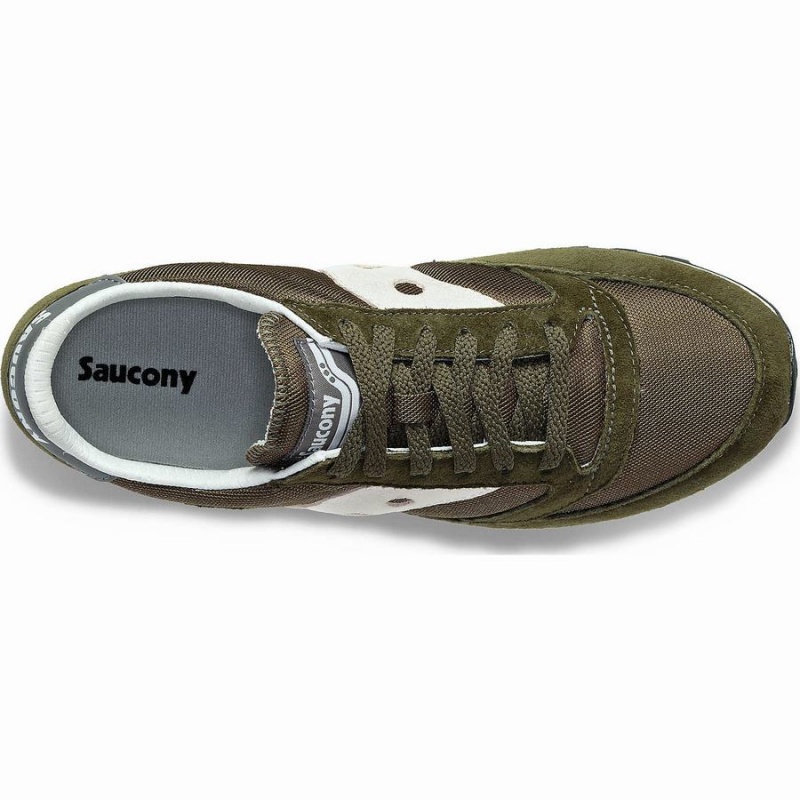 Men's Saucony Jazz 81 Sneakers Olive / Grey | Australia S45321-T24