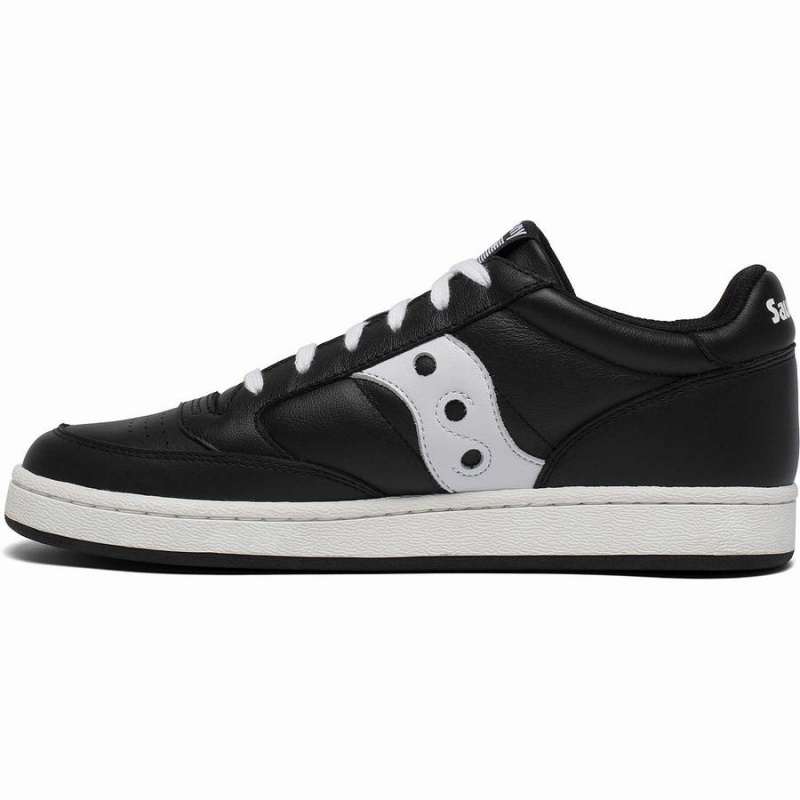 Men's Saucony Jazz Court Sneakers Black / White | Australia S63542-U58