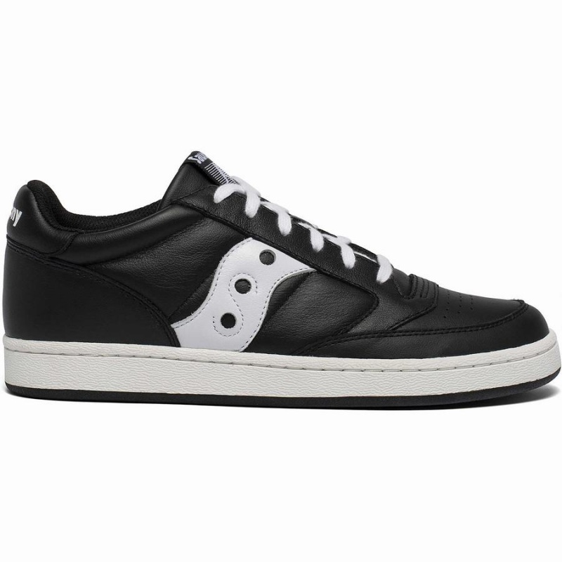 Men\'s Saucony Jazz Court Sneakers Black / White | Australia S63542-U58