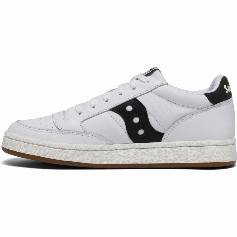 Men's Saucony Jazz Court Sneakers White / Black | Australia S76319-T38