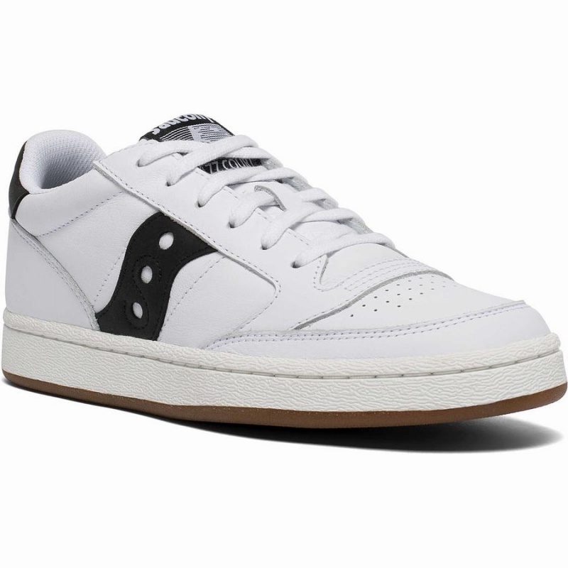 Men's Saucony Jazz Court Sneakers White / Black | Australia S76319-T38