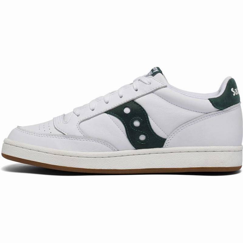 Men's Saucony Jazz Court Sneakers White / Green | Australia S35904-P40