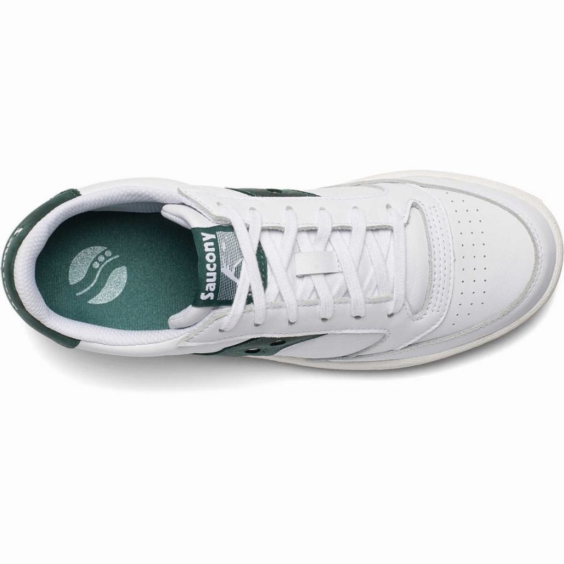 Men's Saucony Jazz Court Sneakers White / Green | Australia S35904-P40