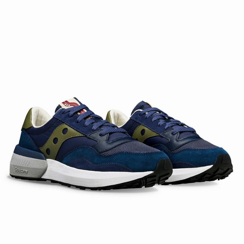 Men's Saucony Jazz NXT Sneakers Navy / Green | Australia S45283-X51