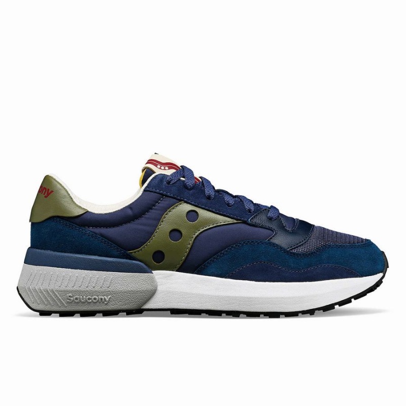 Men\'s Saucony Jazz NXT Sneakers Navy / Green | Australia S45283-X51