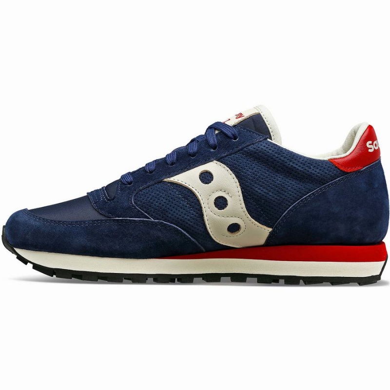 Men's Saucony Jazz Original Premium Sneakers Navy | Australia S71530-F61