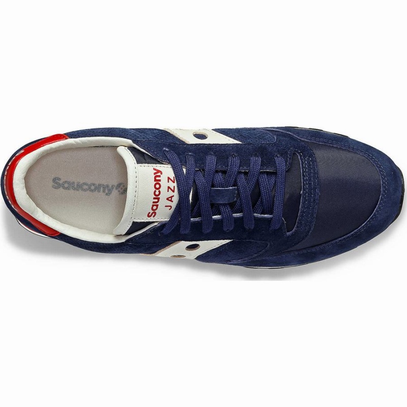 Men's Saucony Jazz Original Premium Sneakers Navy | Australia S71530-F61