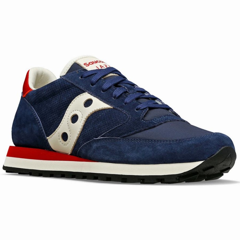 Men's Saucony Jazz Original Premium Sneakers Navy | Australia S71530-F61