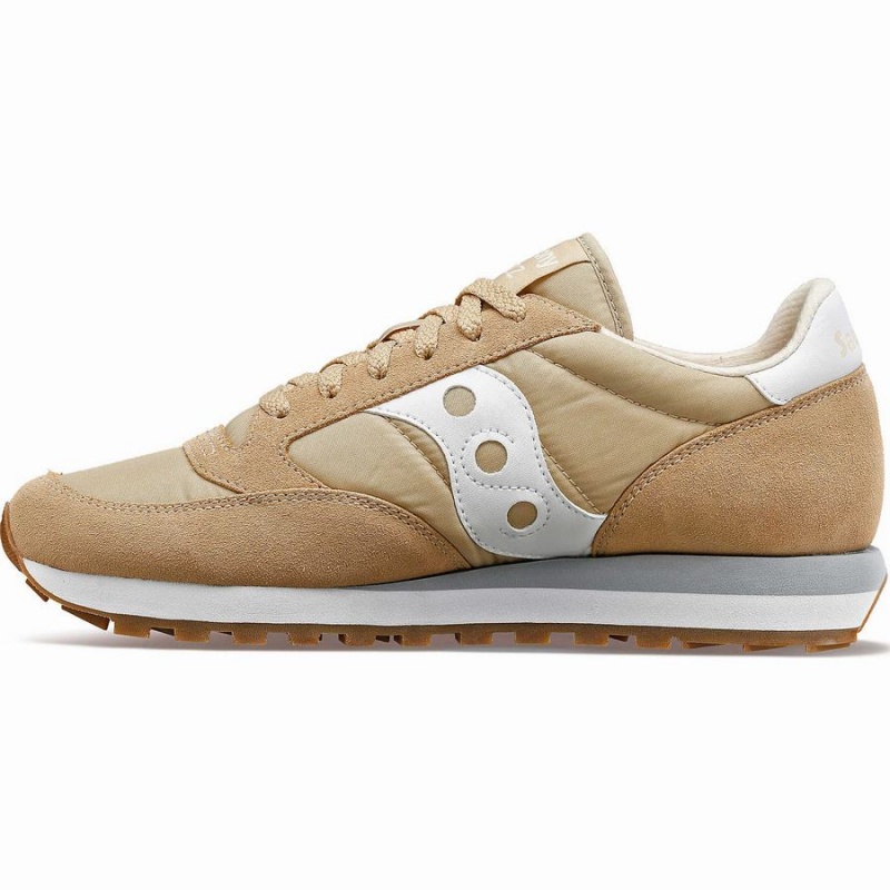 Men's Saucony Jazz Original Sneakers Beige / White | Australia S01985-A29