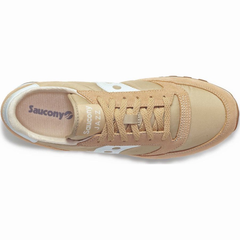 Men's Saucony Jazz Original Sneakers Beige / White | Australia S01985-A29