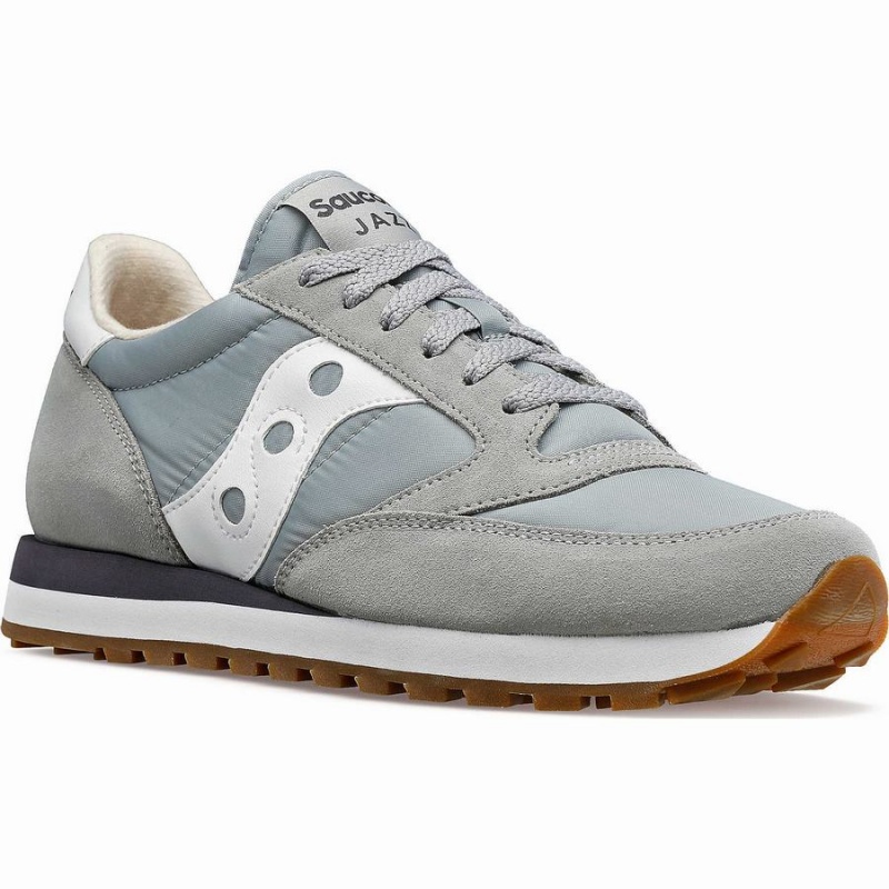 Men's Saucony Jazz Original Sneakers Grey / White | Australia S25437-C53