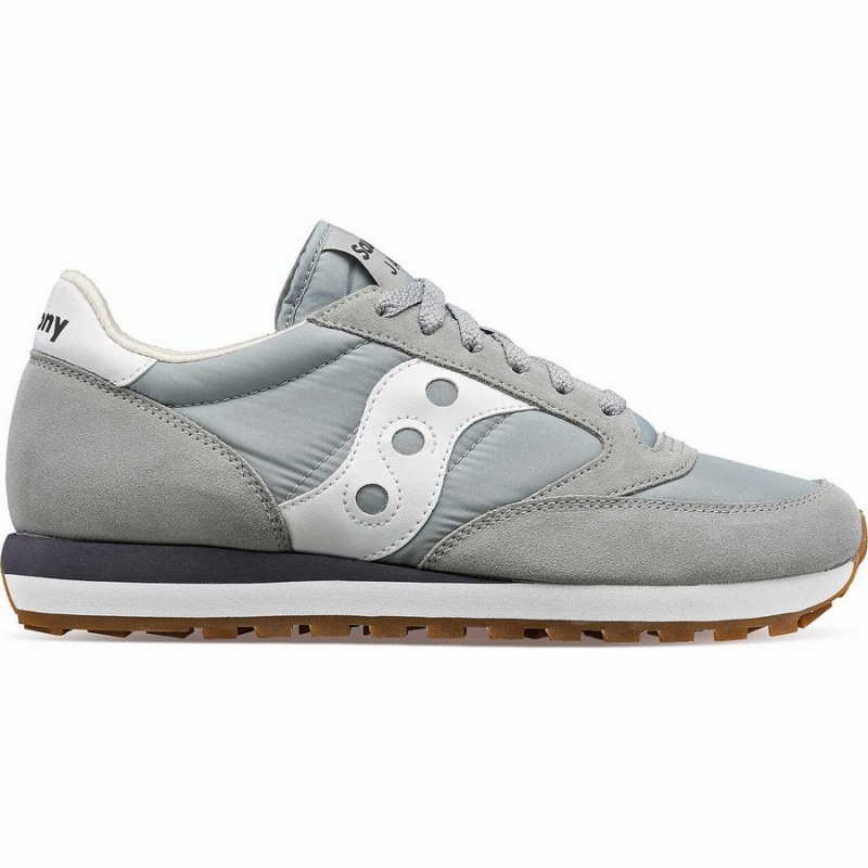 Men\'s Saucony Jazz Original Sneakers Grey / White | Australia S25437-C53