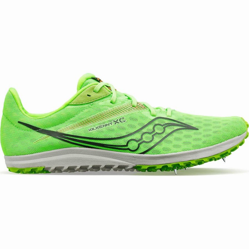 Men\'s Saucony Kilkenny XC9 Flat Track Spikes Green | Australia S08591-V14