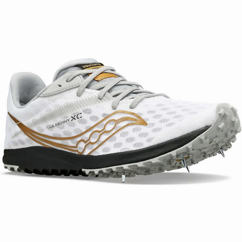 Men's Saucony Kilkenny XC9 Spike Track Spikes White | Australia S57328-N89