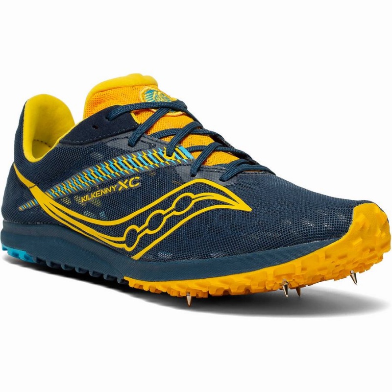 Men's Saucony Kilkenny XC9 Spike Track Spikes Navy | Australia S71548-A17