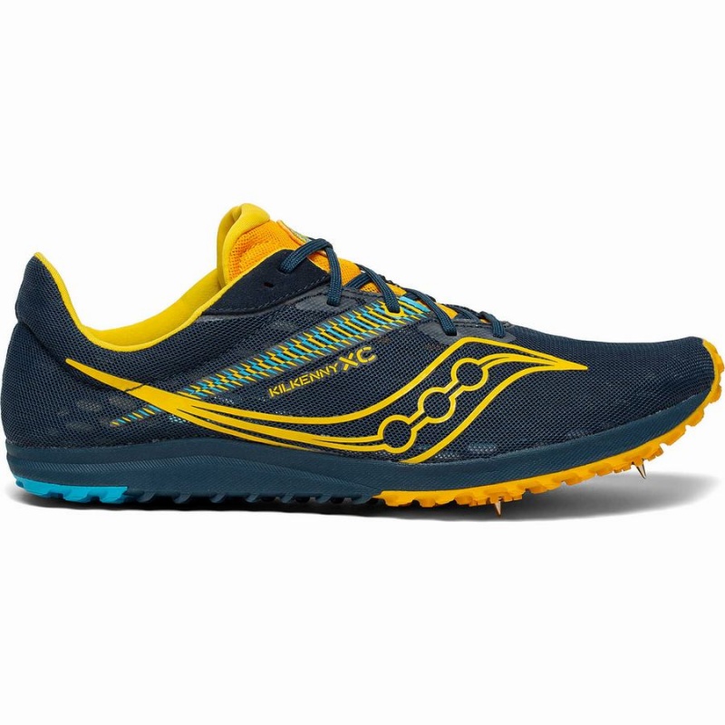 Men\'s Saucony Kilkenny XC9 Spike Track Spikes Navy | Australia S71548-A17