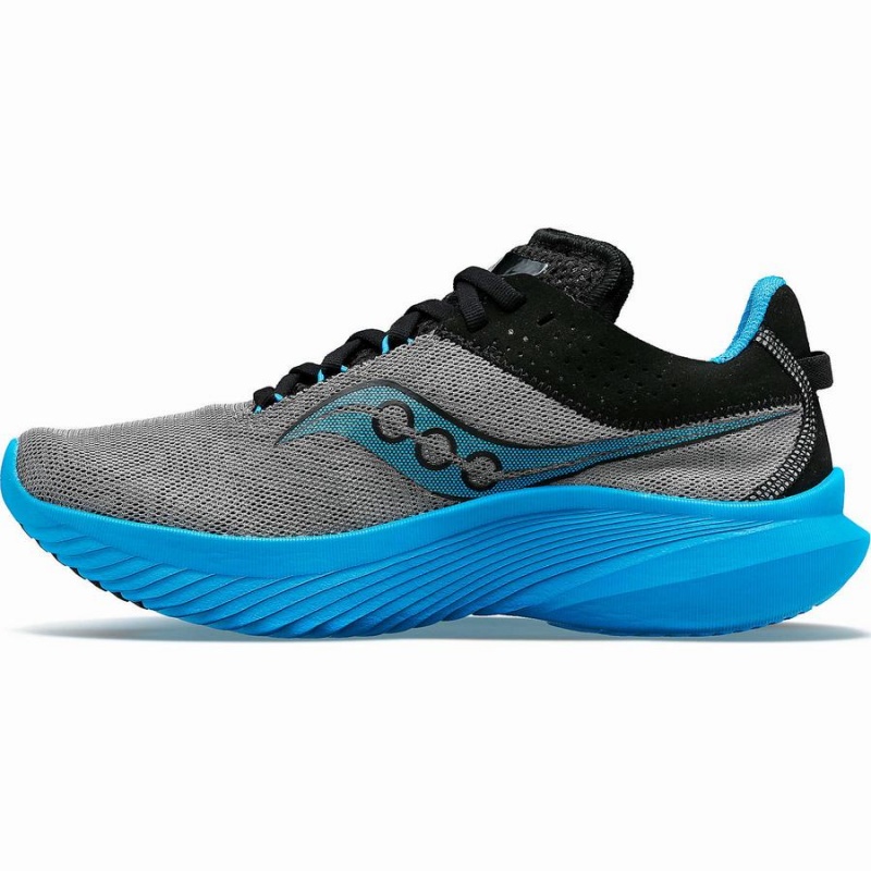 Men's Saucony Kinvara 14 Running Shoes Blue Grey | Australia S14687-D43