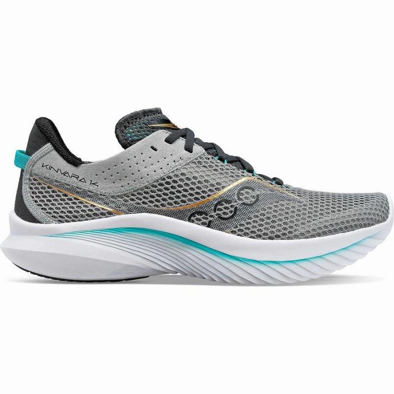 Men\'s Saucony Kinvara 14 Running Shoes Grey | Australia S95407-V86