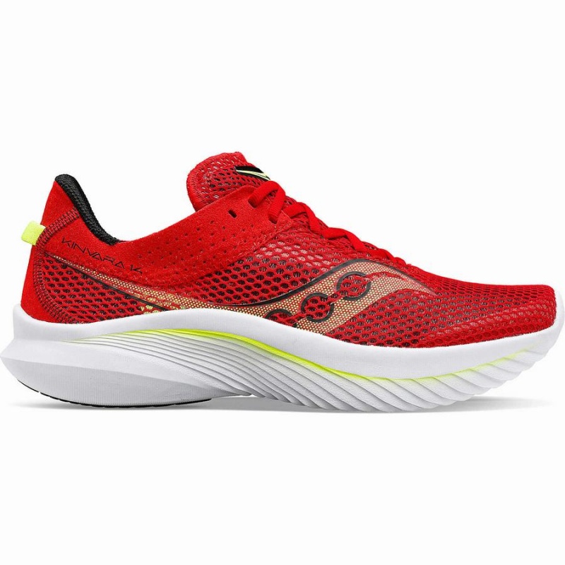 Men\'s Saucony Kinvara 14 Running Shoes Red | Australia S25819-P90