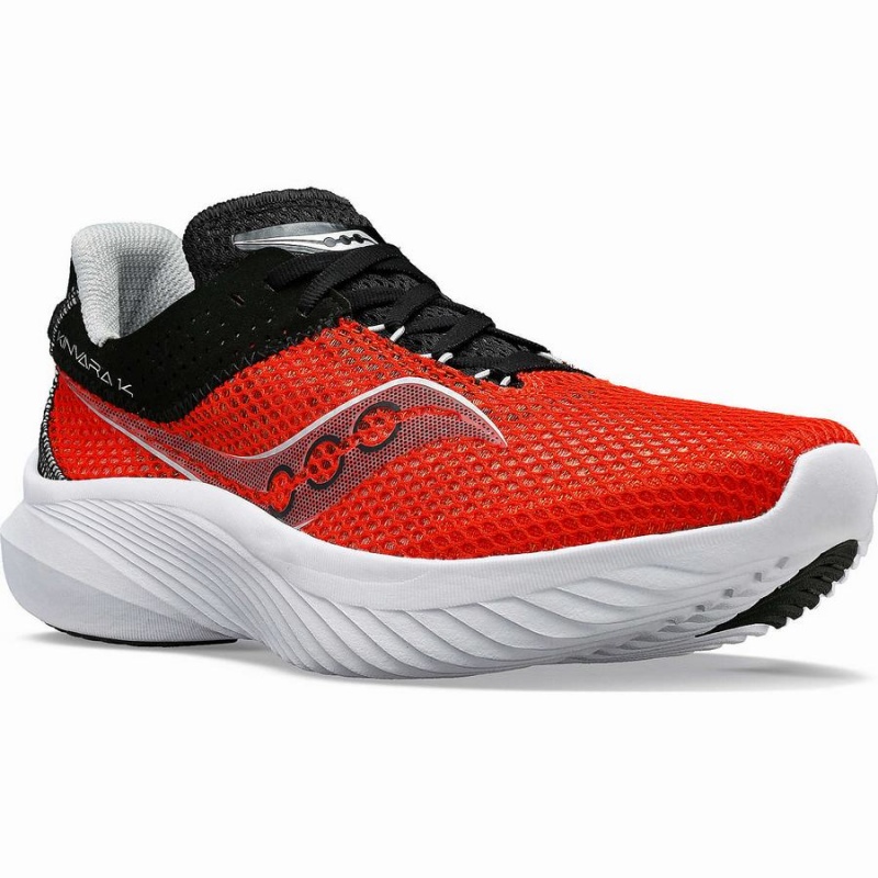 Men's Saucony Kinvara 14 Running Shoes Red / Black | Australia S65371-X73