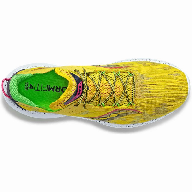 Men's Saucony Kinvara 14 Running Shoes Yellow | Australia S19364-Y65