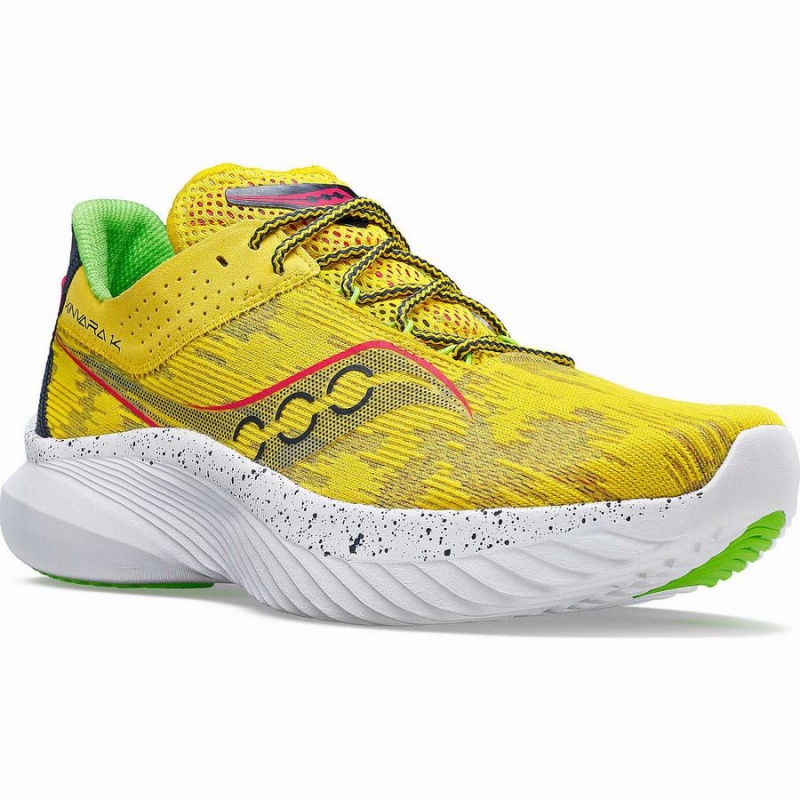 Men's Saucony Kinvara 14 Running Shoes Yellow | Australia S19364-Y65