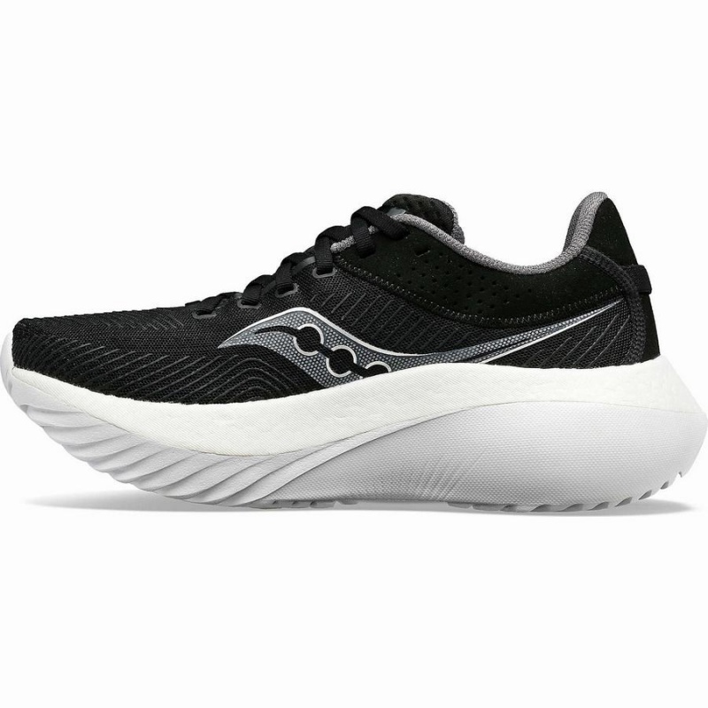 Men's Saucony Kinvara Pro Running Shoes Black / White | Australia S07956-J13