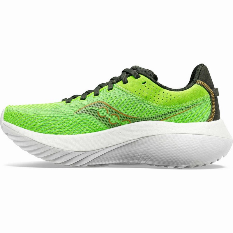 Men's Saucony Kinvara Pro Running Shoes Slime / Umbra | Australia S57689-K78