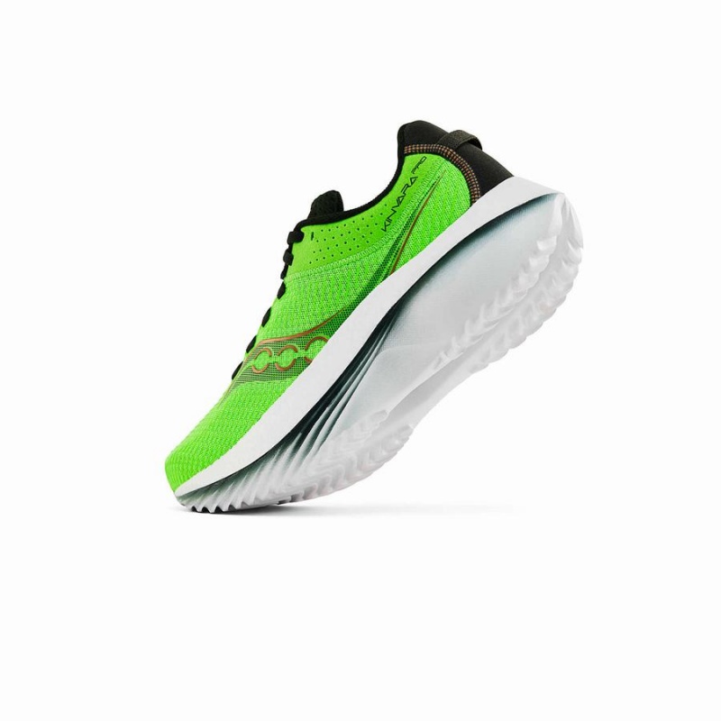 Men's Saucony Kinvara Pro Running Shoes Slime / Umbra | Australia S57689-K78