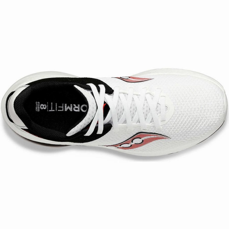 Men's Saucony Kinvara Pro Running Shoes White / Red | Australia S90253-L18