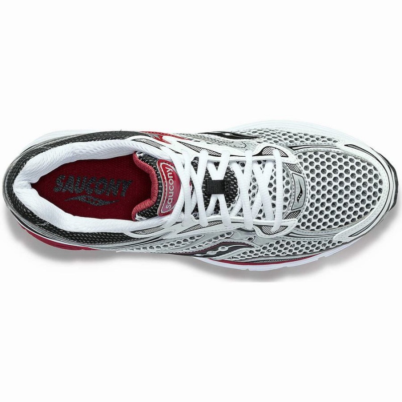 Men's Saucony OG ProGrid Omni 9 Sneakers White / Silver / Red | Australia S78139-Q93