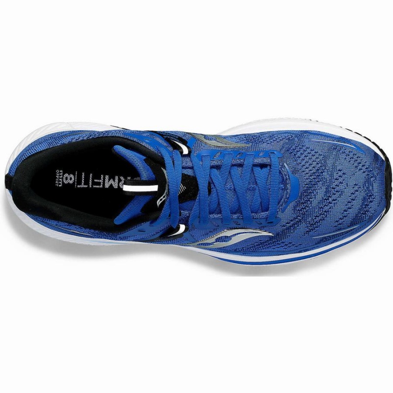 Men's Saucony Omni 21 Running Shoes Blue / Black | Australia S12095-E70