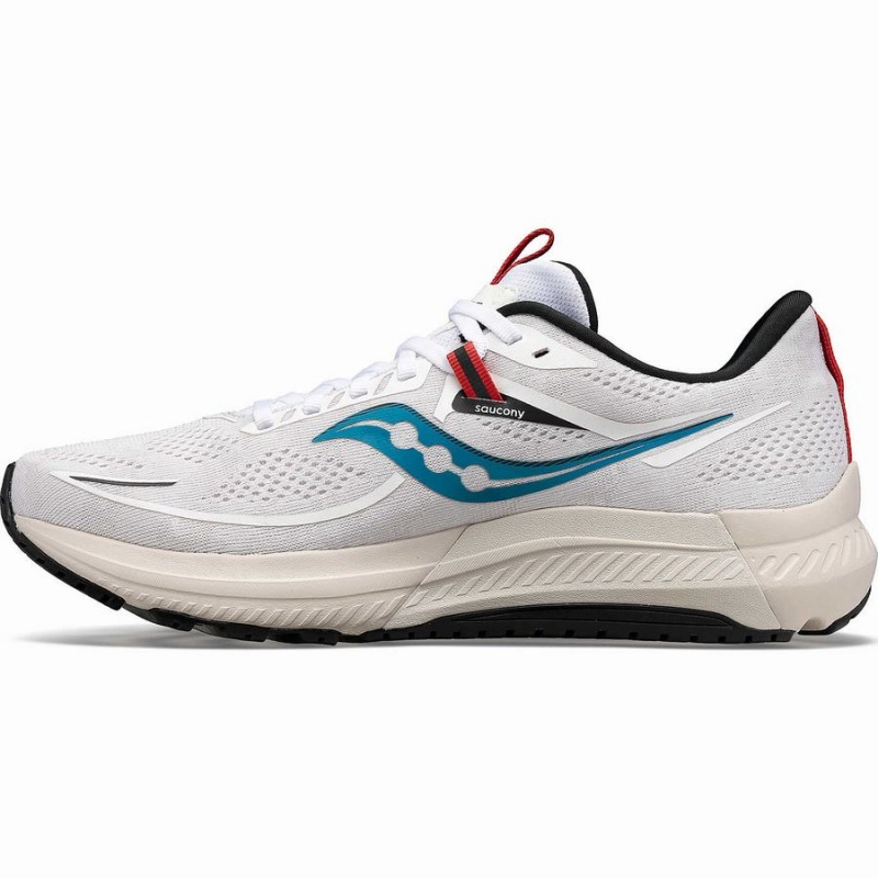 Men's Saucony Omni 21 Running Shoes White / Brown | Australia S82135-J39