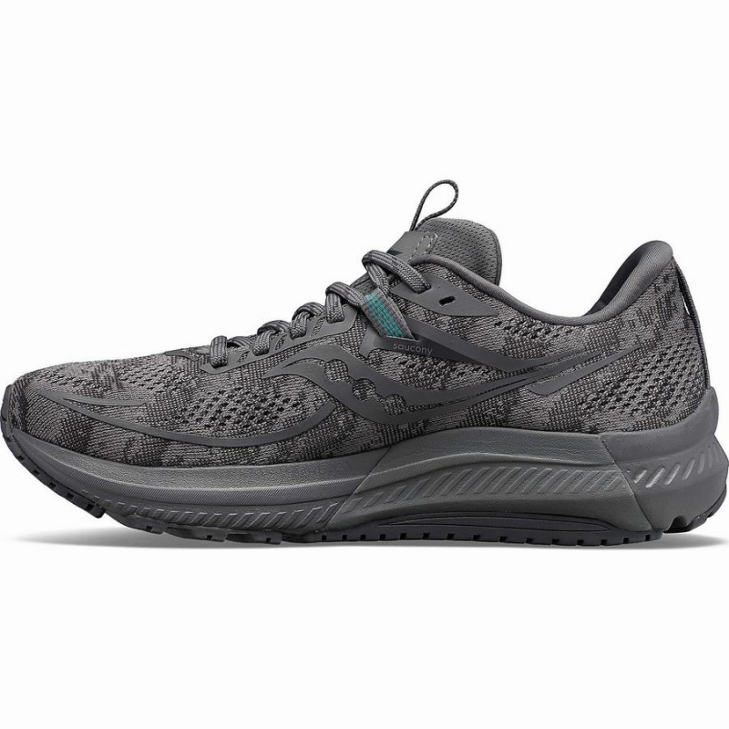 Men's Saucony Omni 21 Wide Running Shoes Grey | Australia S53298-E25