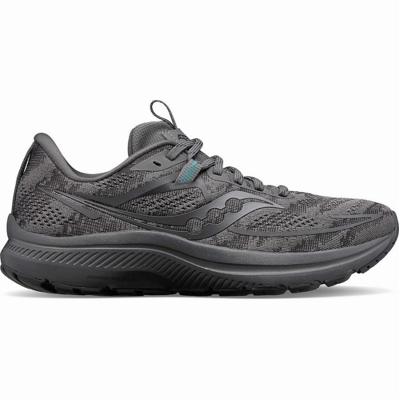 Men\'s Saucony Omni 21 Wide Running Shoes Grey | Australia S53298-E25