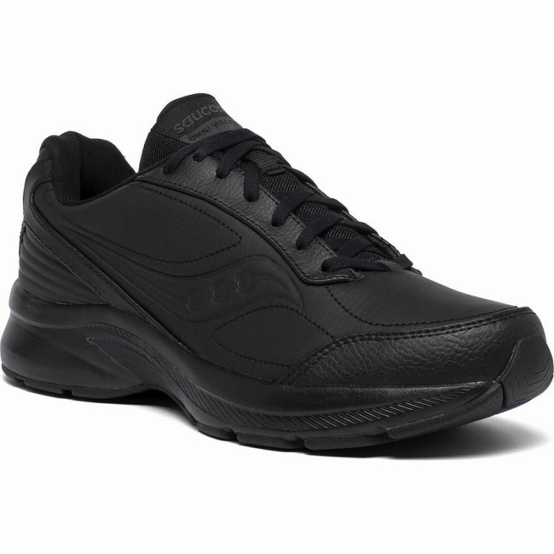 Men's Saucony Omni Walker 3 Walking Shoes Black | Australia S62879-V83