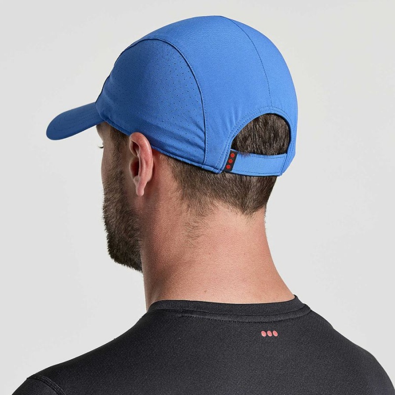 Men's Saucony Outpace Hats Blue | Australia S90371-U39