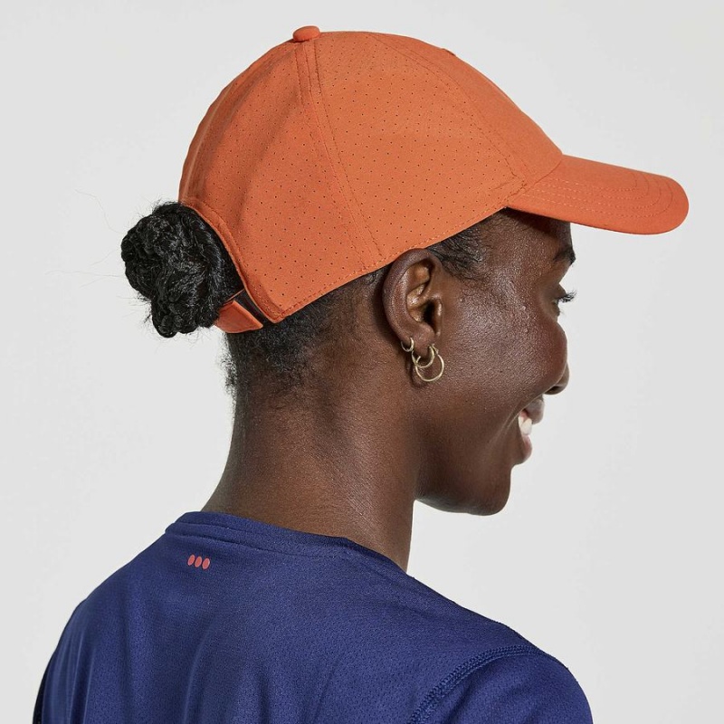 Men's Saucony Outpace Petite Hats Orange | Australia S24589-M61