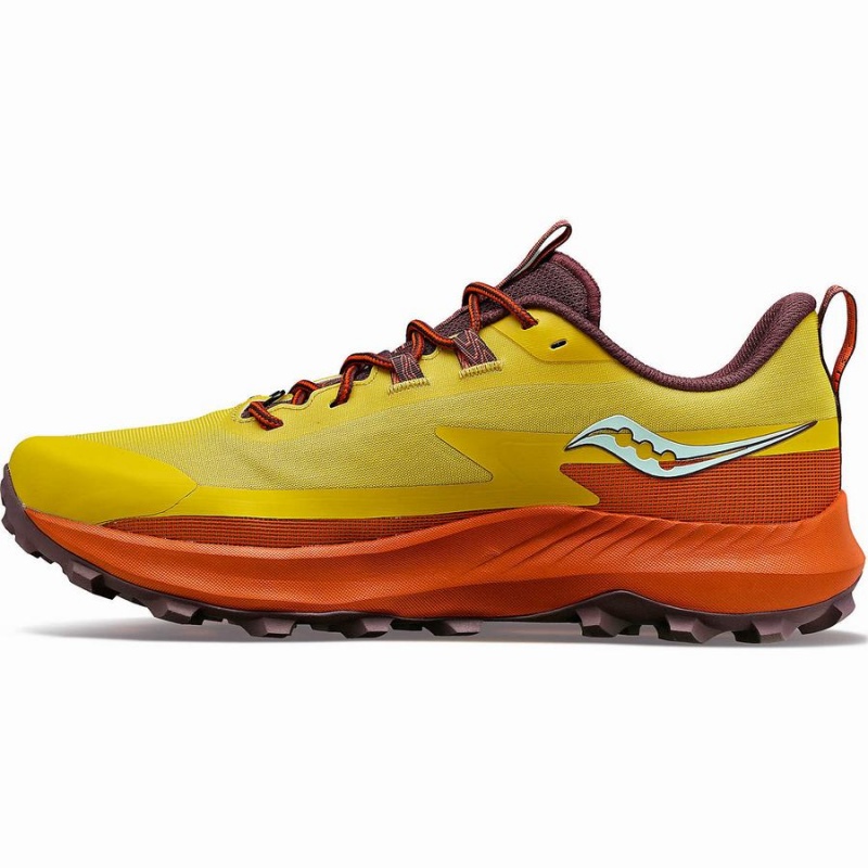 Men's Saucony Peregrine 13 Running Shoes Yellow | Australia S07836-Z04