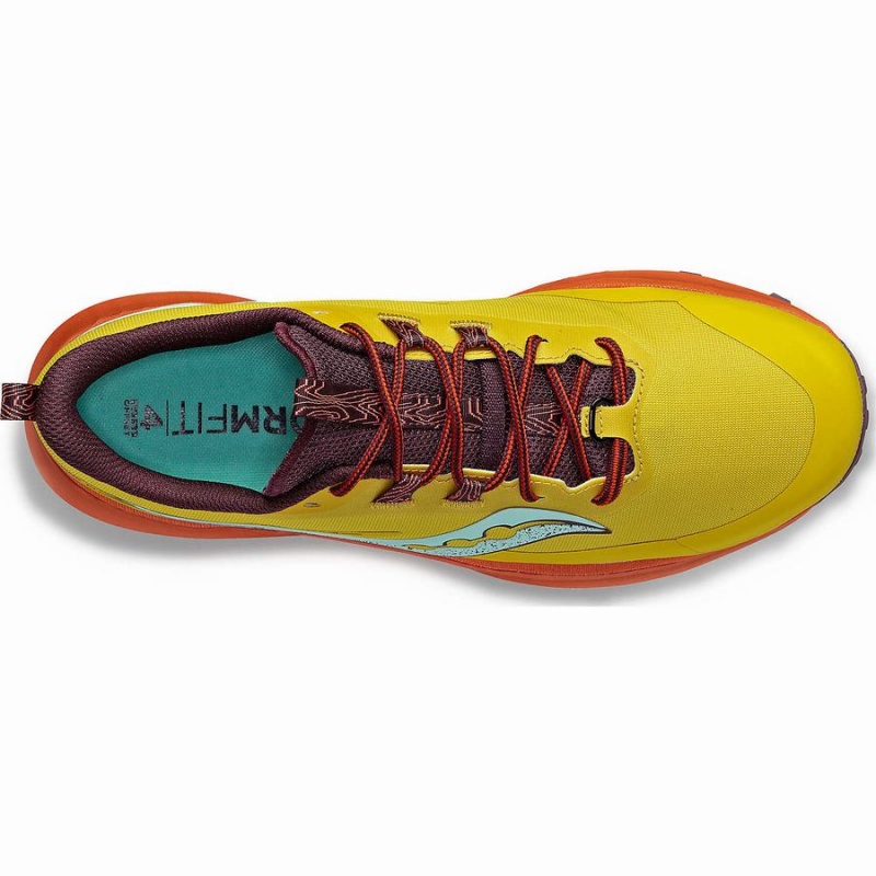 Men's Saucony Peregrine 13 Running Shoes Yellow | Australia S07836-Z04