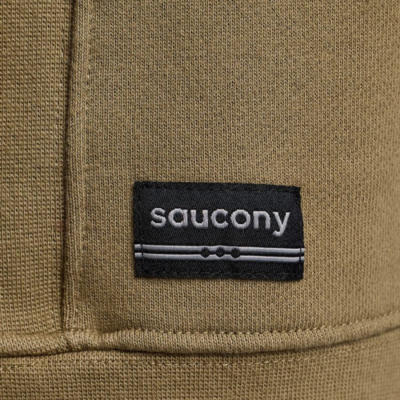 Men's Saucony Recovery Crew Sweatshirt Coffee | Australia S06249-Y05