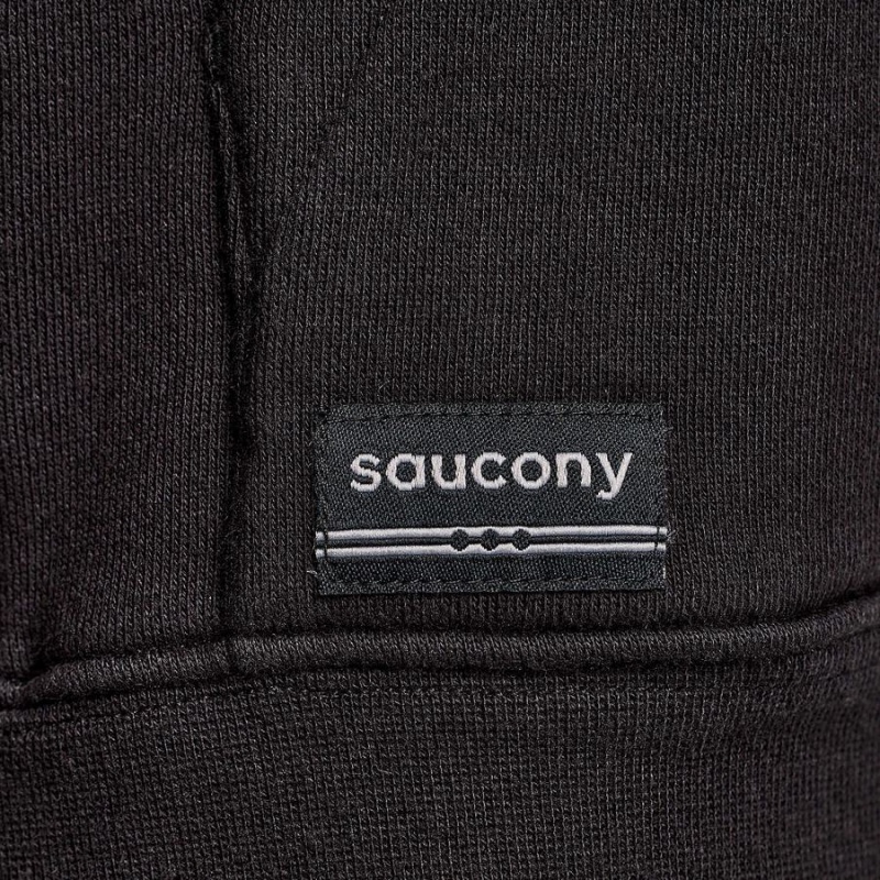 Men's Saucony Recovery Hoody Hoodie Black | Australia S30754-F35