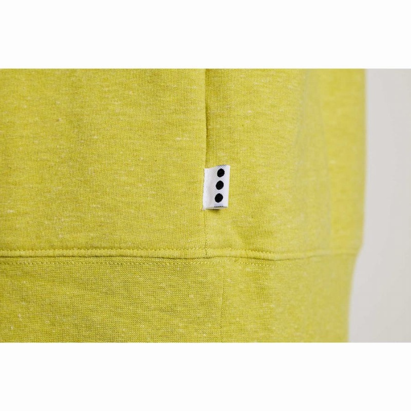 Men's Saucony Rested Crewneck Sweatshirt Yellow | Australia S70328-N83