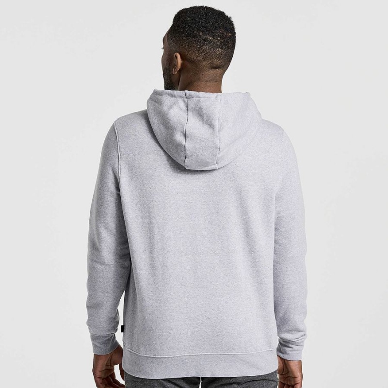 Men's Saucony Rested Hoodie Light Grey | Australia S38510-L45