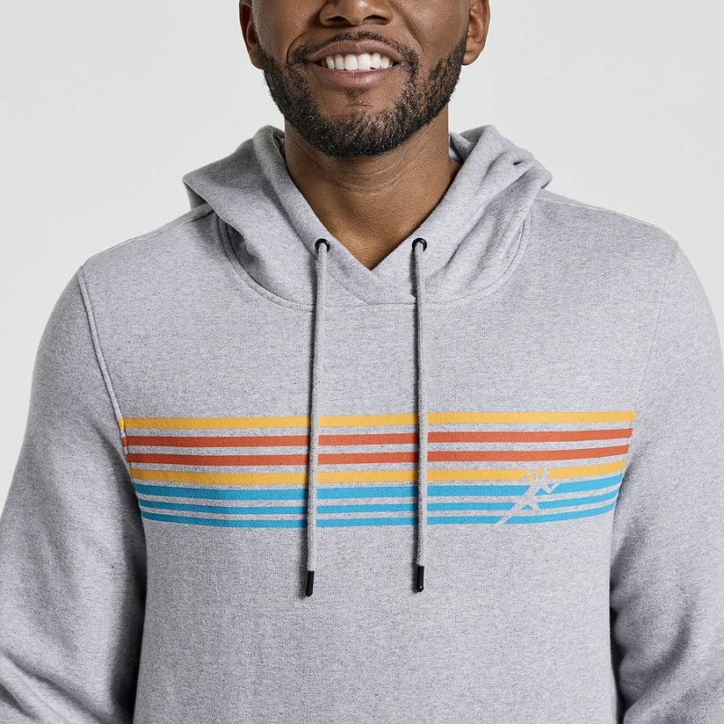 Men's Saucony Rested Hoodie Light Grey | Australia S38510-L45