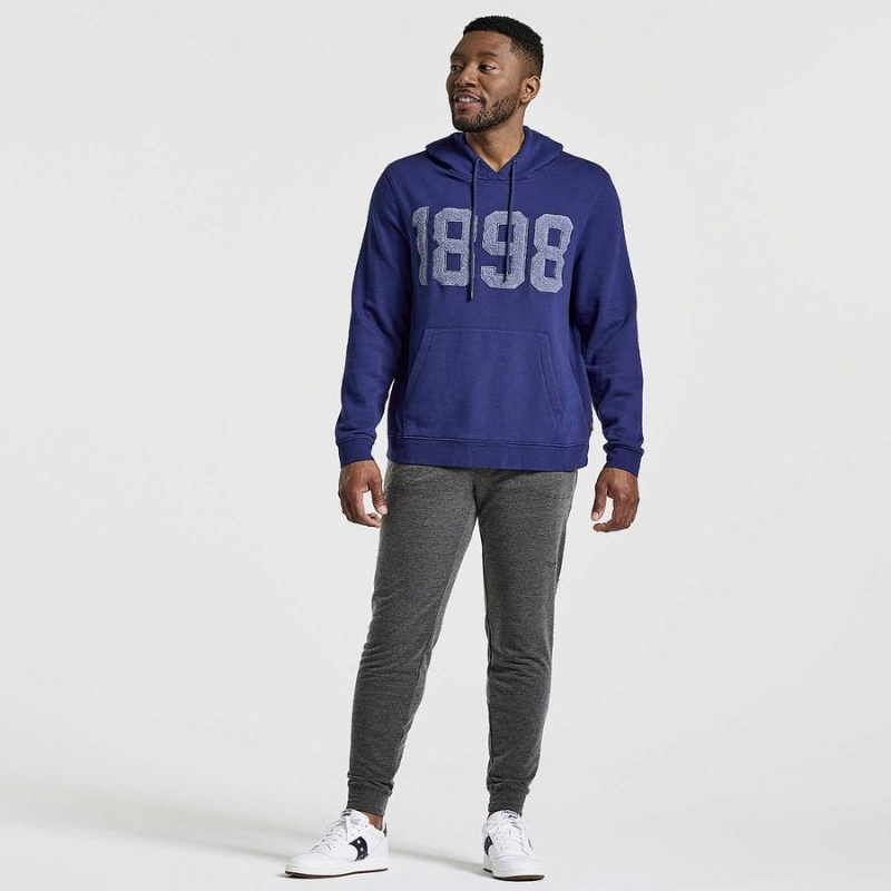 Men's Saucony Rested Hoodie Navy | Australia S51083-E13