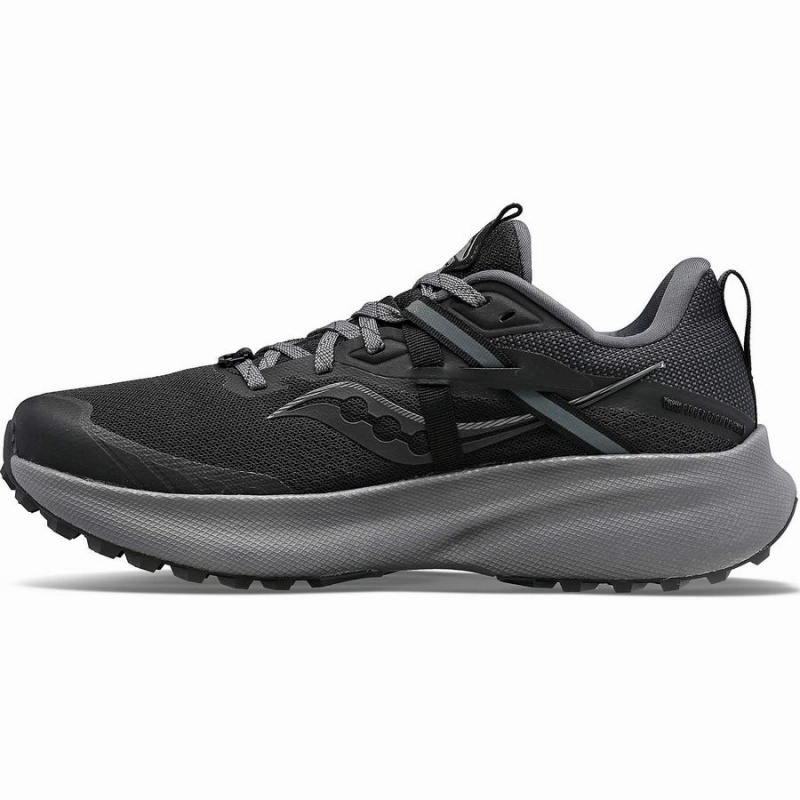 Men's Saucony Ride 15 TR Trail Running Shoes Black / Grey | Australia S48075-C14